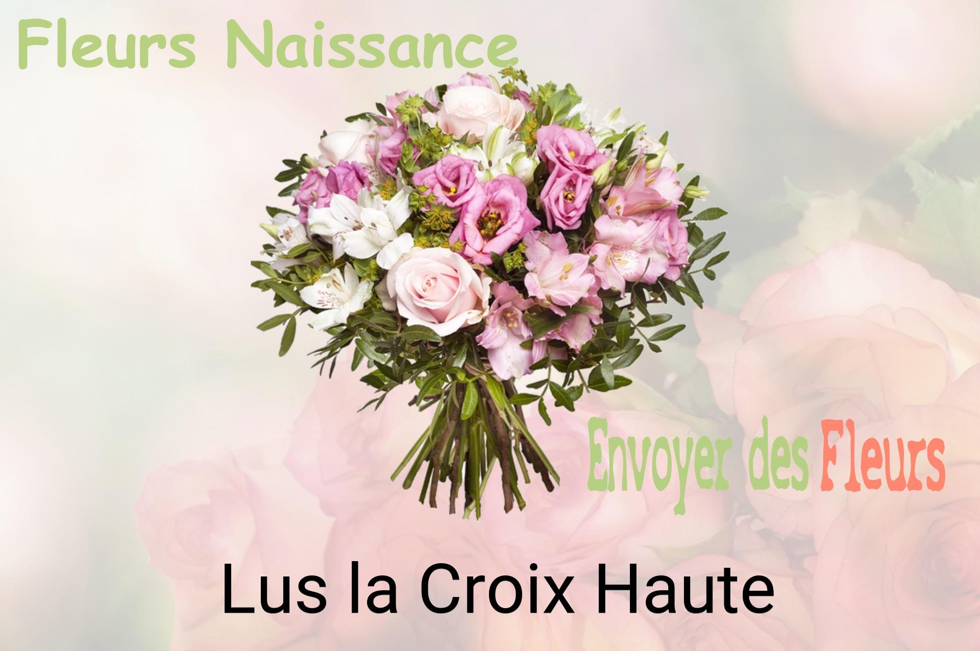 Bouquet de fleurs de naissance livré à Lus-la-Croix-Haute